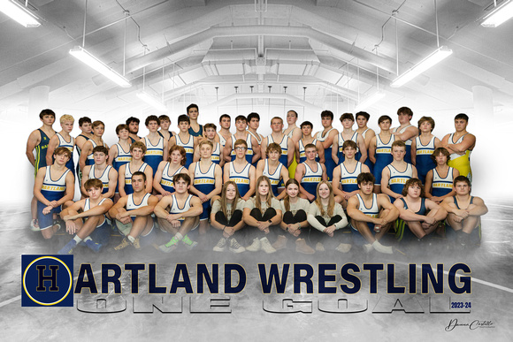 Hartland Wrestling Team WHITE OUT 2024 poster